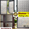 STIKER STICKER KACA Lebar 90 cm PREMIUM SUNBLAST SANBLAST KC PINTU KAMAR MANDI JENDELA RUMAH 3D HOLOGRAM WALLPAPER SUN BLAST SAN BLAST FILM KOTAK MINIMALIS BAMBU BUNGA MOZAIK BATA BATU SERPIHAN KACA KC 1 2 3 4 5 6 7 8 9. 