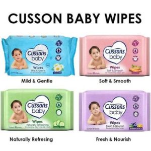 Tissue Basah Cussons | Baby Wipes Tisue Basah Bayi Beli 1 Gratis 1 50s + 50s