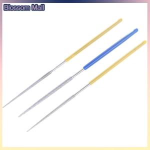 [Blossom] For Grinding Metal Jewely Stone Wood Dia.2mm Small Round Diamond Needle Files Customizable Alloy Hand Tools