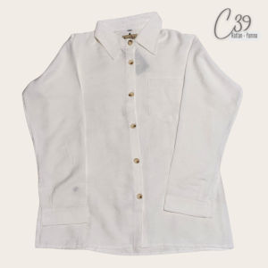 Kemeja Basic Reguler Anak dan Remaja 11-16 Tahun Blouse Remaja Wanita Polo Linen Premium Yumna