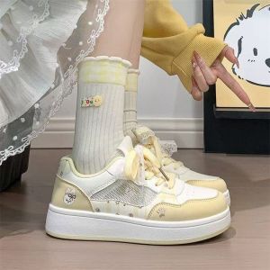 Free Shipping 2026 Fashionable And Versatile High-Looking Sneakers With A Korean College Style Design Comfortable Color-Blocked WomenS Casual Shoes