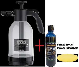 Snow Foam Wash Car Spray Bottle High Pressure Spray Gun Manual Air Water Jet Shampoo Sabun Cuci kereta Sprayer