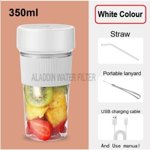 Electric fruit juicer Wireless blender juice mixer Portable Juicer with straw household USB Charging 6 Blade gift juice