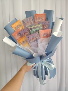 Simple Cash Bouquet Money Bouquet Birthday Gift for Him & Her | Money Gift Bouquet for Husband Wife | TTEEN GIFT