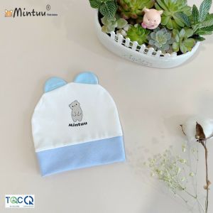 Nón tai thỏ sơ sinh Mintuu chất liệu cotton 4 chiều cao cấp