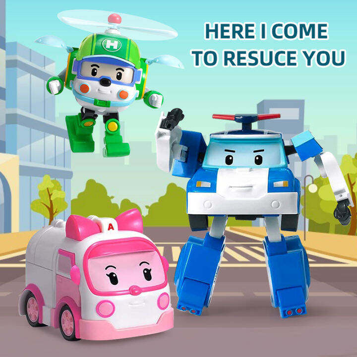 Robocar poli hot sale mini transformer