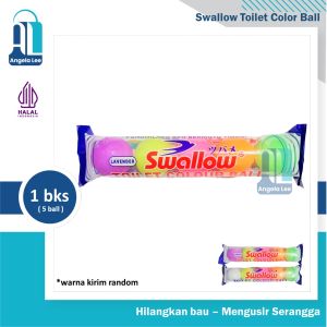 Swallow Toilet Color Ball Kamper Kapur Barus Hilangkan bau & jamur