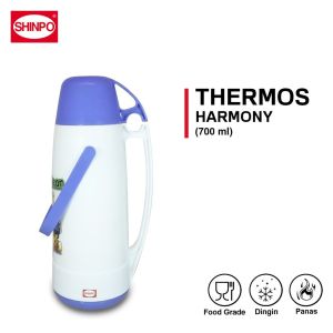 SHINPO Termos Air Panas / Dingin 700 ML Thermos Harmony Vacuum Flask With Super Seal SPO-SIP-336H
