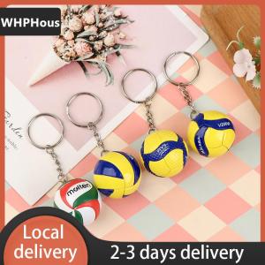 [COD] WHPHous Ship within 24 hours PVC Volleyball Keychain Ornaments Business Volleyball Gifts Beach Ball  Key Chain