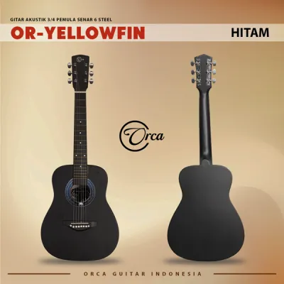 ORCA Gitar Akustik 3/4 Pemula ( OR - YELLOWFIN ) Senar 6 Steel