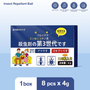 Ant Killer Box Gecko Repellent Artifact Ant poison 8PCS/BOX Cockroach removal Bedroom home use 灭蚁剂