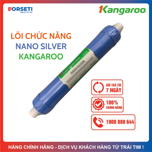 Lõi Lọc Nước Nano Silver KANGAROO Số 5 Giúp Khử Mùi Và Diệt Khuẩn Cho Nước (KH đang dùng lõi vặn ren cũ thì cần thêm cút cắm nhanh)