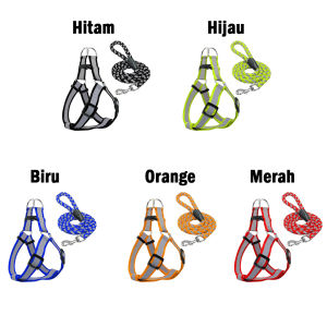 Pet Harness Dog Cat Uk. XL / Tali Tuntun Anjing Kucing Tambang Reflective