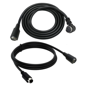 Mini Din 4Pin S สายวิดีโอขั้วต่อชุบทองตัวผู้ไปยังตัวผู้สำหรับการถ่ายโอนวิดีโอไปยังจอภาพและอีกมากมาย