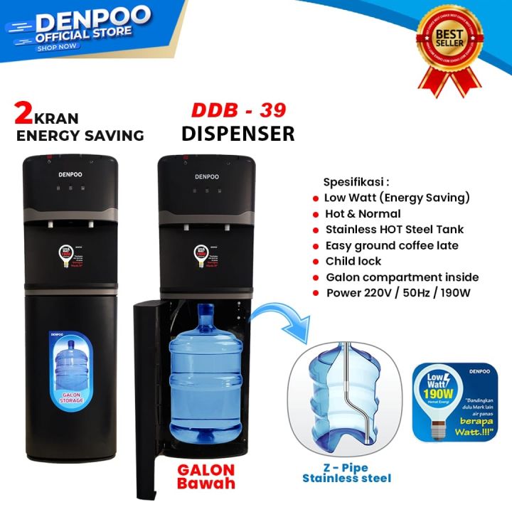 Dispenser Galon Bawah Denpoo DDB 39