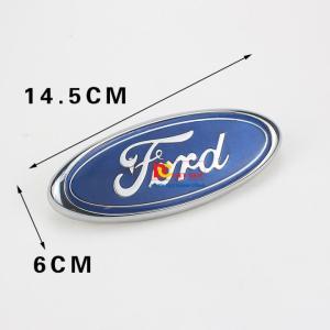 01 chiếc Logo biểu tượng trước và sau xe ô tô xe hơi dùng cho Ford Kích thước 14.5*6cm KLJ145