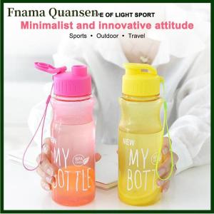 Fnama ถ้วยน้ำแนวสปอร์ตความจุสูงถ้วยใส่น้ำเย็นสำหรับสัตว์เลี้ยงมีสีใสขวดน้ำอวกาศถ้วยน้ำพลาสติก