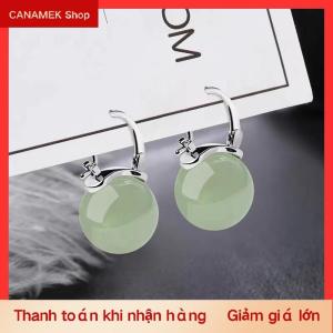 CS Cổ Phong Cách Ngọc Bead Bông Tai Nhẹ Nhàng Thời Trang Tính Khí Tai Khóa Cho Phụ Nữ Cô Gái Retro Bông Tai Đồ Trang Sức Phụ Kiện Quà Tặng