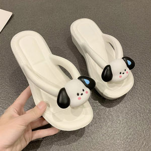 LHSunshine พร้อมส่ง รองเท้าแตะแฟชั่นผู้หญิง ทรงหูหนีบเสริมส้นสูงถึง2นิ้ว วัสดุยางevaน้ำหนักเบาใส่สบายเท้า มีสีให้เลือก 4 สี พร้อมส่งครบทุกไซซ์