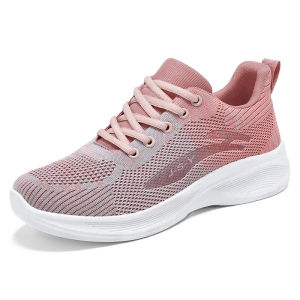 Spring and Autumn Sports Womens Shoes 2026 New Gradient Casual Sports Shoes Mesh Breathable Soft Sole Womens Shoes