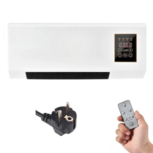 Wall Mounted Electric Heater Low Noise Heater ABS Texture Energy Saving Features Small Heater Perfect for Small Space