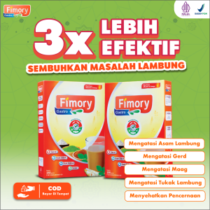 2 Box Fimory Gastro Minuman Nutrasetikal - Solusi Ampuh Atasi Asam Lambung Maag Gerd Dan Tukak Lambung
