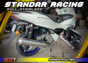 KNALPOT STANDAR RACING FULL STAINLESS SKR RACING EXHAUST