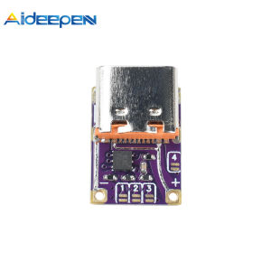 Aideepen pd3.0 pd3.1 QC3.0 mô-đun sạc nhanh DC 5V/9V/12V/15V/20V/28V/36V/48V mặc định 5V điện áp đầu ra kích hoạt PD để mô-đun sạc nhanh DC loại-C Inter