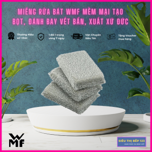 Miếng Rửa Bát WMF Mềm Mại Tạo Bọt Đánh Bay Vết Bẩn Xuất Xứ Đức Dễ vệ sinh (combo 3 chiếc)