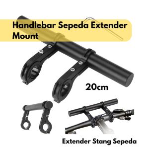 Handlebar Sepeda Extender Mount Aluminium Stang Sepeda BR134 Bracket Rack 20cm - Extender