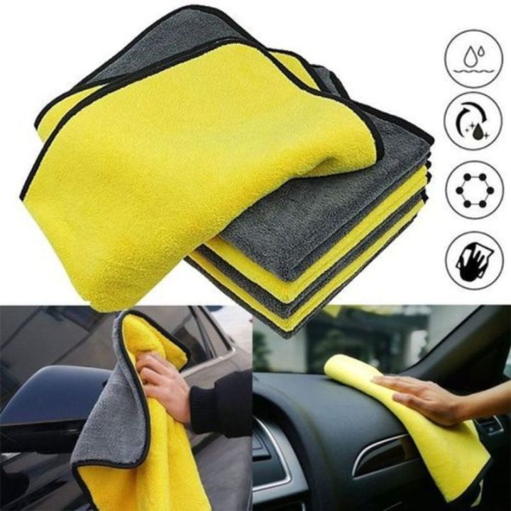 Car Wash Microfiber Towel Car Cleaning Drying Cloth / kain lap kereta