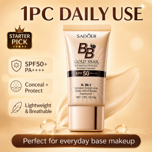 SADOER BB Cream Whitening/Long Lasting For Women Daily Use SADOER gold snail BB cream review