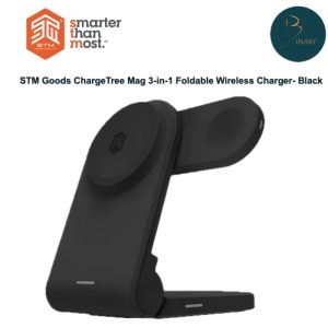 STM Goods ChargeTree Mag 3-in-1 Foldable Wireless Charger- Black