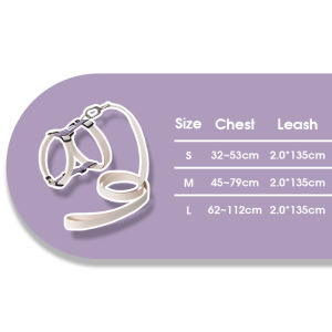 HamshMoc Durable Dog Harness And Leash Set Adjustable Comfort Pet Chest Strap Strong Lead Rope With Soft Handle For Dogs Walking Accessories
