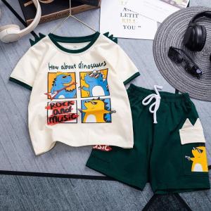 [hàng vải cao cấp] Bộ Bé Trai Khủng Long Chơi Guitar Cho bé trai từ 12kg-35kg - Trang 25Kids Cotton Thun