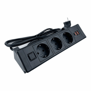 ZT9IYH 16A 230V Ổ cắm điện âm tường 2 cổng USB 1 cổng Type-C. EU Ổ cắm âm bàn Ổ cắm điện âm tường Dây nối dài 180cm Ổ cắm tích hợp. Đồ nội thất văn phòng
