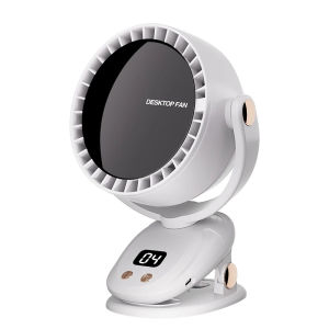 New USB Multi functional Leaveless Clip Fan Outdoor Camping Desktop Charging Wireless Fan