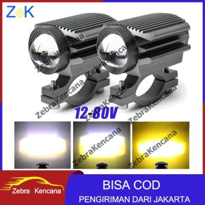 Sepeda Motor Lampu LED Tahan Air Lampu Kendaraan Listrik Lampu Kabut Lampu Proyektor Lensa Lampu Sorot Untuk Mobil/Sepeda Motor