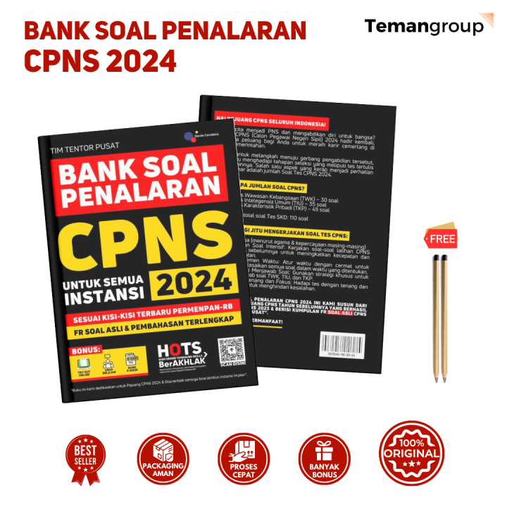 BUKU BANK SOAL PENALARAN CPNS 2024 UNTUK SEMUA INSTANSI | Lazada Indonesia