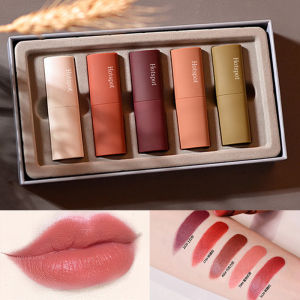🔥Ready Stock🇲🇾🔥HOTSPOT 5 Color/Set HANDAIYAN Lipstick Liquid Matte Waterproof Lip Gloss Long Lasting Pigment Nude Lip