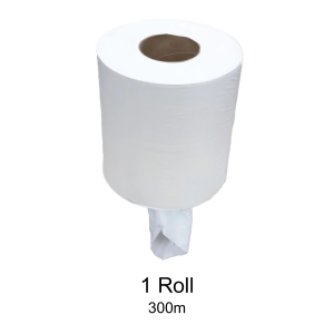 Centre Pull Paper Towels 300m 2-Ply 100% Pulp 6 Rolls/Carton