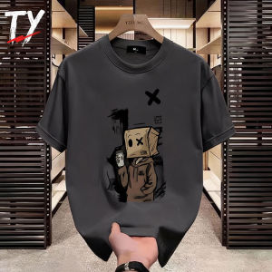 [Premium choice T-shirts outlets] mens distro T-shirt T-shirt retro cardboard man T-shirt cotton short sleeve T-shirt mens premium short T-shirt mens clothing 100% original distro T-shirt
