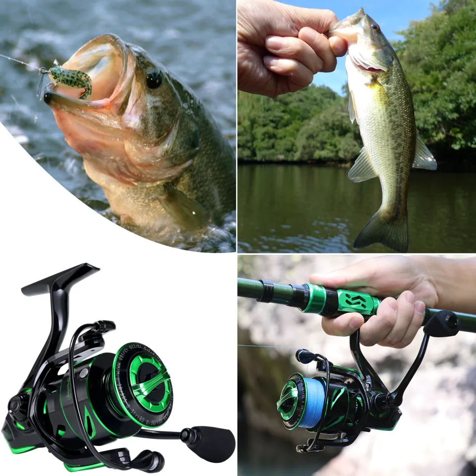 Rotating Fishing Reel 6.0:1 Gear Ratio Graphite Frame 12+1 Bb