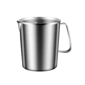 Commercial Grade 304 Stainless Steel Measuring Cup With Clear Markings For Baking And Beverage Preparation
