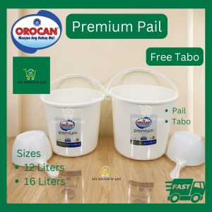 Orocan Premium Laundry Set Pail Basin Tabo Dipper Balde Timba Hugasan Labahan Labahin Basket Laba