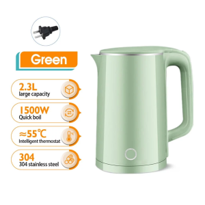 electric kettle stainless steel kettle automatic power off double-layer kettle household quick kettle