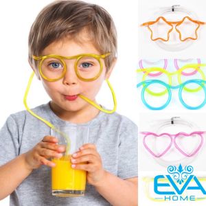 Combo 2 Ống Hút Mắt Kính Cute Vui Nhộn Độc Đáo M3552