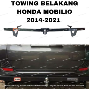 TANDUK DEPAN TOWING BELAKANG BUMPER BESI ARB PELINDUNG BEMPER MOBIL HONDA MOBILIO 2014-2021