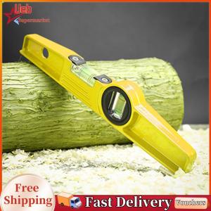 [Ueb]Two Lines Spirit Level Magnetic Aluminium Shell Portable Magnets Level Fall Protection Instruments for Medicine Industrial