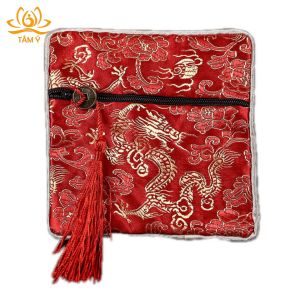 Túi gấm vuông 12cm Tây Tạng
